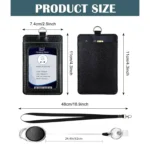 2pcs Retractable Black Badge - Image 6