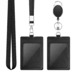 2pcs Retractable Black Badge