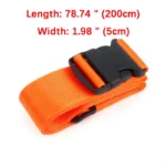 Straight Shaped Luggage Straps for Suitcase, Polyester Luggage Belt with Adjustable Release Buckle Travel Accessory - Image 3