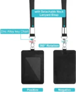 2pcs Retractable Black Badge - Image 4