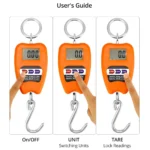 Hanging Weight Scale,200kg/440lbs Digital - Image 11
